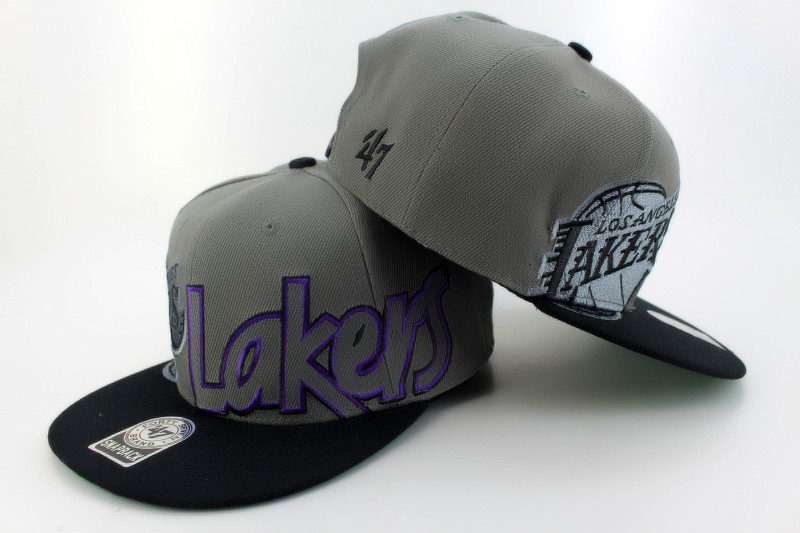 Los Angeles Lakers 47Brand Snapback Hat id04